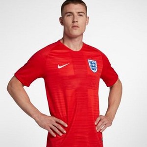 [해외] NIKE 2018 England Stadium Away [나이키티셔츠] Challenge Red/Gym Red/White (893867-600)