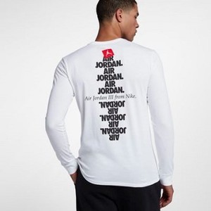 [해외] NIKE Jordan Sportswear AJ 3  Do You Know?  [나이키티셔츠] White/Black (943938-100)