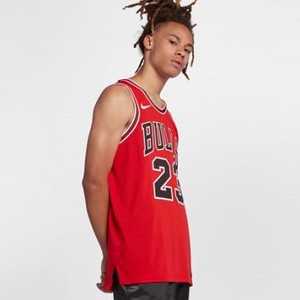 [해외] NIKE Michael Jordan Icon Edition Authentic Jersey (Chicago Bulls) [나이키티셔츠] University Red (BV7246-657)