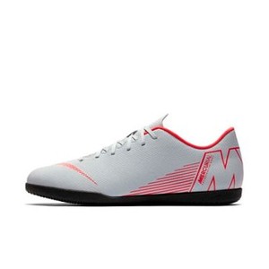 [해외] NIKE Nike MercurialX Vapor XII Club IC [나이키축구화] Wolf Grey/Black/Light Crimson (mercurialx-vapor-xii-club-ic-indoor-court-soccer-s)