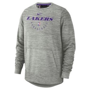 [해외] NIKE Los Angeles Lakers Nike Spotlight [나이키후드] Carbon Heather/Field Purple/Black/Field Purple (los-angeles-lakers-spotlight-mens-nba-crew-1xbFCZ)