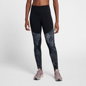 [해외] NIKE Nike Dri-FIT Power [나이키바지,나이키레깅스] Black/Smokey Mauve/Black (dri-fit-power-womens-training-tights-L8grn2)