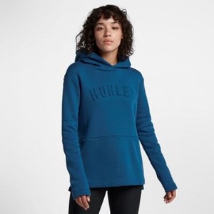[해외] Hurley Patches Pullover Blue Force (hurley-patches-pullover-womens-hoodie-MS0MQp)