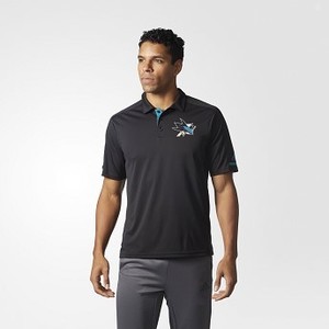 [해외] ADIDAS USA Sharks Pro Locker Room Polo Shirt [아디다스반팔티] Black (CC8587)
