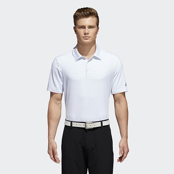 [해외] ADIDAS USA Ultimate365 Two-Color Stripe Polo Shirt [아디다스반팔티] White (CD3367)