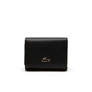 [해외] Lacoste Womens Chantaco Pique Leather Six Card Wallet [라코스테지갑,라코스테시계] black (NF2252CE_000_24)