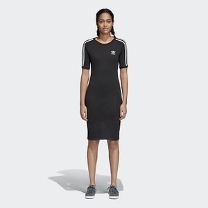 [해외] ADIDAS USA Womens Originals 3-Stripes Dress [아디다스원피스,아디다스치마] Black (CY4748)
