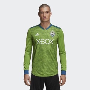 [해외] ADIDAS USA Mens Soccer Seattle Sounders FC Home Authentic Jersey [아디다스축구유니폼] Rave Green/Capital Blue/White (CD3697)