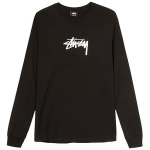 [해외] Stussy STOCK L/SL 티셔츠 [스투시반팔티,스투시티셔츠] (2992559_BLAC_1)
