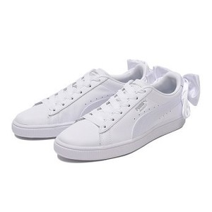 [해외] PUMA レディース (PUMA) プーマ W BASKET BOW バスケット ボウ 367319 01WH/WH [퓨마운동화] 01WH/WH (5766100001043)