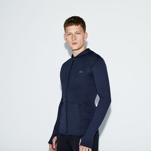 [해외] Lacoste Mens SPORT Midlayer Tennis Sweatshirt [라코스테맨투맨] trade wind blue/black (SH3141_PX8_24)
