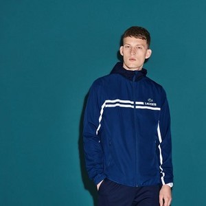 [해외] Lacoste Mens SPORT Mesh Tennis Jacket [라코스테자켓] marino/navy blue-white (BH6461_PU2_24)