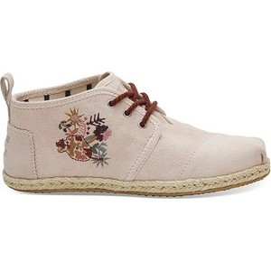 [해외] TOMS Blush Suede Floral Womens Bota Boots [탐스슬립온,탐스슈즈] (889556514335)