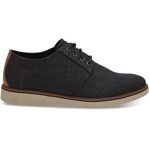 [해외] TOMS Black Linen Mens Preston Dress Shoes [탐스슬립온,탐스슈즈] (889556396313)