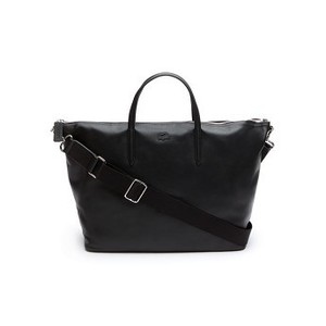 [해외] Lacoste Womens L.12.12 Large Leather Zip Tote [라코스테가방] black (NF2587IR_000_24)
