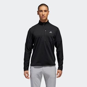 [해외] ADIDAS USA Mens Golf Climawarm Gridded 1/2 Sweatshirt [아디다스티셔츠,아디다스맨투맨] Black (CY9367)