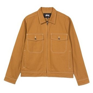 [해외] Stussy Herringbone Garage Jacket [스투시자켓] Brown (115411_BROW_1)