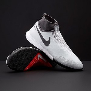 [해외] Nike React Phantom Vision Pro DF IC - Pure Platinum/Black/Light Crimson/Wolf Grey [나이키 축구화] (187713)