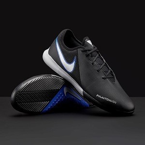 [해외] Nike Phantom VSN Shadow Academy IC - Black/Metallic Silver/Racer Blue [나이키 축구화] (192140)