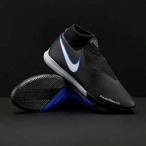 [해외] Nike Phantom VSN Shadow Academy DF IC - Black/Metallic Silver/Racer Blue [나이키 축구화] (192138)