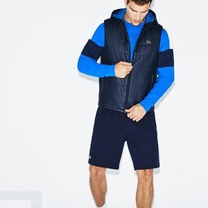 [해외] Mens SPORT Technical Taffeta Tennis Vest [라코스테 LACOSTE] Navy Blue/Blue (BH9525-51-NLX)