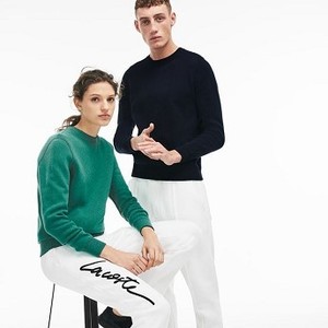 [해외] 남여공용 LIVE Reversible Wool Jersey Sweater [라코스테 LACOSTE] navy blue/green (AH9153-51-C8D)