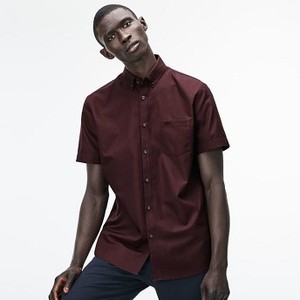 [해외] Mens Regular Fit Mini Pique Shirt [라코스테 LACOSTE] brown/brown (CH9612-51-C9E)