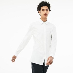 [해외] Mens Motion Slim Fit Cotton Mini Pique Shirt [라코스테 LACOSTE] white (CH0704-51-001)
