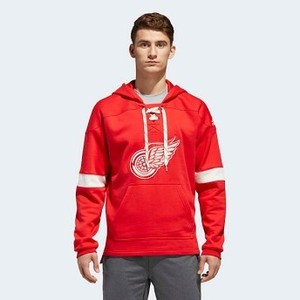 Mens Athletics Red Wings Jersey Pullover Hoodie Multi/Red/Paperwhite (DN2131)