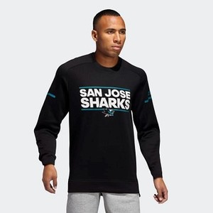 Mens Athletics Sharks Squad Crew Sweatshirt Multi/Black/Shark Teal (D77081)