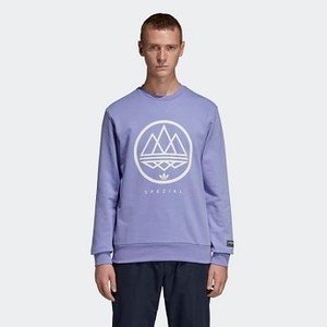 [해외] ADIDAS USA Mens Originals Mod Trefoil Sweatshirt [아디다스 ADIDAS] Light Purple (DM1687)