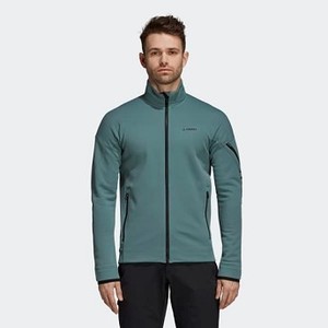 [해외] ADIDAS USA Mens Outdoor Climaheat Ultimate Fleece Jacket [아디다스 ADIDAS] Raw Green (CY2145)