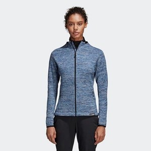 [해외] ADIDAS USA Womens Outdoor Knit Fleece Jacket [아디다스 자켓] Hi-Res Blue (CY8674)