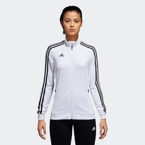 [해외] ADIDAS USA Womens Soccer Tiro Track Jacket [아디다스 자켓] White/Black (DY0105)