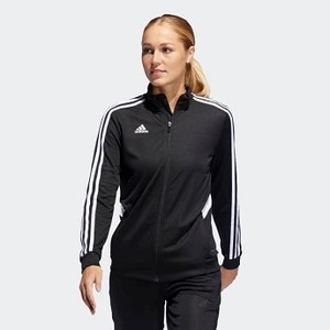 [해외] ADIDAS USA Womens Soccer Tiro Track Jacket [아디다스 자켓] Black/White (DY0104)