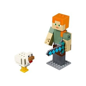 [해외] LEGO Minecraft Alex BigFig with Chicken [레고 장난감] (21149)