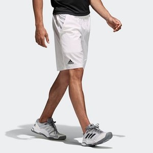 [해외] Mens Tennis Essex Shorts [아디다스 반바지] White/Black (BJ8765)