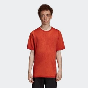 [해외] Mens Originals adidas x UNDEFEATED Knit Tee [아디다스 반팔티] Orange/Tribe Orange (DY3264)