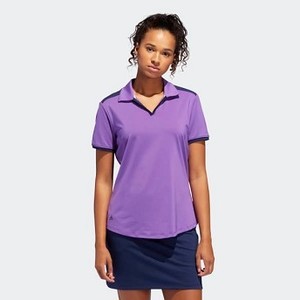 [해외] Womens Golf Ultimate365 Colorblock Polo Shirt [아디다스 반팔티] Active Purple (DV3179)