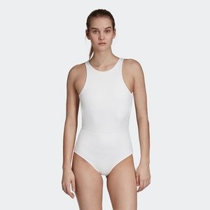 [해외] Womens Training Wanderlust Bodysuit [아디다스 반팔티] White (DS8736)