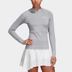 [해외] Womens Tennis adidas by Stella McCartney Court Tee [아디다스 반팔티] Mid Grey (DP0253)