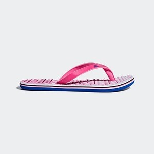 [해외] Womens Essentials Eezay Dots Flip-Flops [아디다스 슬리퍼] Shock Pink/Collegiate Royal/Aero Blue (CG3552)