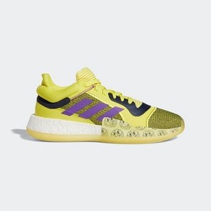 [해외] Basketball Marquee Boost Low Shoes [아디다스 운동화] Shock Yellow/Active Purple/Collegiate Navy (G27743)