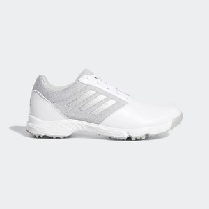 [해외] Womens Golf Tech Response Shoes [아디다스 운동화] Cloud White/Silver Metallic/Grey Two (BD7147)