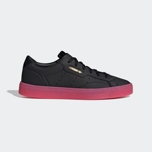 [해외] Womens Originals adidas Sleek Shoes [아디다스 운동화] Core Black/Core Black/Super Pink (G27341)