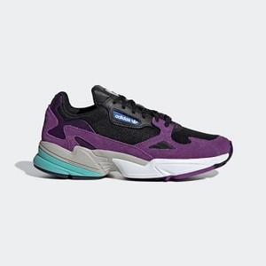 [해외] Womens Originals Falcon Shoes [아디다스 운동화] Core Black/Cloud White/Active Purple (CG6216)