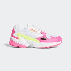 [해외] Womens Originals Falcon Shoes [아디다스 운동화] Shock Pink/Solar Yellow/Raw White (EE4405)