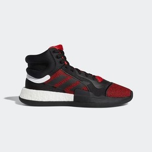 [해외] Basketball Marquee Boost Shoes [아디다스 하이탑] Active Red/Core Black/Aero Blue (G27735)