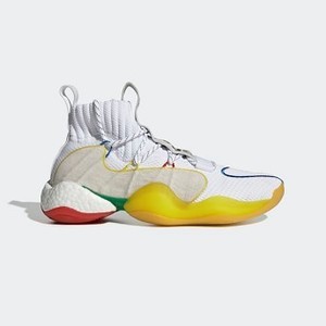 [해외] Originals Pharrell Williams Crazy BYW LVL X Shoes [아디다스 하이탑] Cloud White/Supplier Colour/Supplier Colour (EF3500)