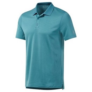 [해외] WOR Striped Polo Shirt [리복 반팔티] Mineral Mist (DU2190)
